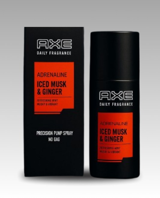 AXE ADRENALINE ICED MUSK & GINGER 4.2 FL OZ | NO GAS