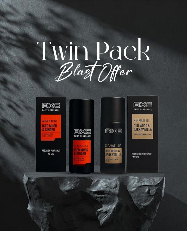 TWIN PACK BLAST OFFER - AXE BODY SPRAY
