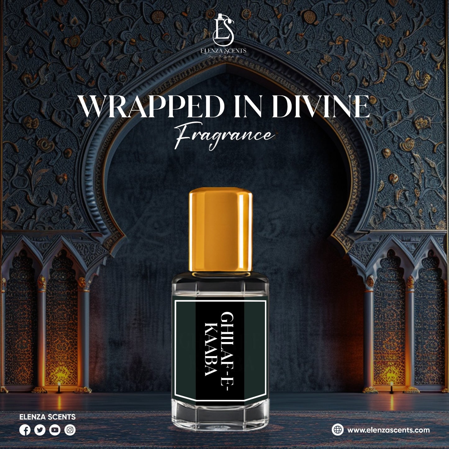 GHILAF-E-KAABA Premium Arabic Attar (Alcohol-Free)