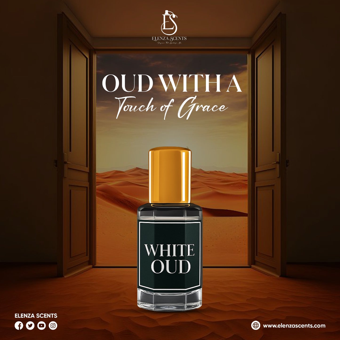 White Oud Premium Arabic Attar (Alcohol-Free)
